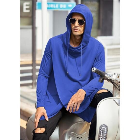 🔥 Trendy & Stylish Hooded Poncho Cloak – Lightweight Long Sleeve Cape Hoodie - Picture 3 of 5